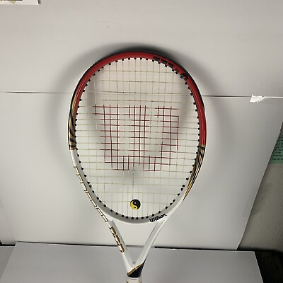 #ad Wilson Federer Pro Tennis Racquet 4 3 8 L3 Great Preowned Condition Roger $30.90