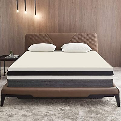 #ad Nutan 1 inch Breathable Foam Mattress Topper for Orthopedic Support $22.63