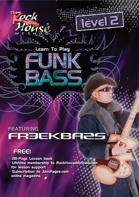 #ad Freekbass Learn to Play Funk Bass Level 2 Rock House DVD NEW 014027244 $21.95