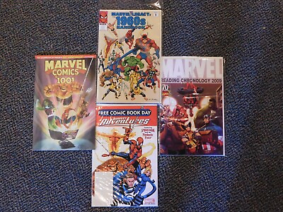 #ad Marvel Reading Chronology amp; 1960#x27;s HANDBOOK And 2 Other Marvel Specials $20.00
