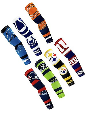 #ad NEW Pair NFL Team Strong Arm Sleeve Sleeves Football Fan Gear Sunblock $19.99