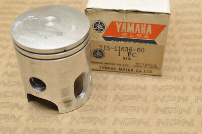 #ad NOS Yamaha 1976 79 YZ80 .50 Oversize Piston 2J5 11636 00 $27.49