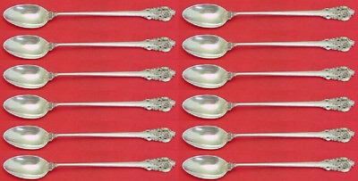 #ad Grande Baroque by Wallace Sterling Silver Iced Tea Spoon 7 5 8quot; Set of 12 pieces $829.00