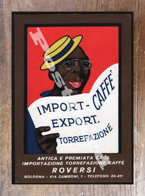 #ad Historic Bologna Italy Coffee 1950s Advertising Postcard AU $6.00