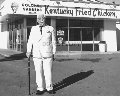 #ad COL. HARLAND SANDERS FOUNDER OF KENTUCKY FRIED CHICKEN KFC 8X10 PHOTO MW314 $8.87