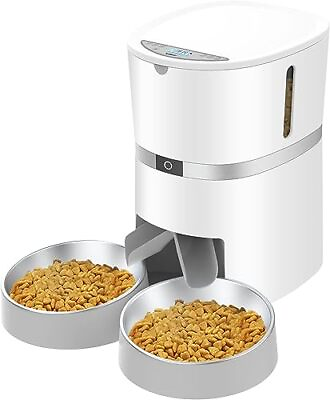 #ad Automatic Cat Feeder Pet Feeder Food Dispenser for Cat amp; Small Dog with Two W... $76.86