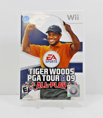 #ad Tiger Woods PGA Tour 09: All Play Nintendo Wii 2008 Complete $9.95