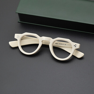 #ad Japanese Thick Acetate Eyeglass Frames Retro Full Rim Glasses for Women men New $34.99