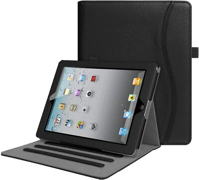 #ad Case for iPad 4th 3rd 2nd Gen 9.7 inch Multi Angle Stand Smart Cover w Pocket $13.79