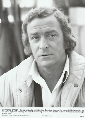 #ad Michael Caine in quot;The Handquot; 1981 Photo $9.99