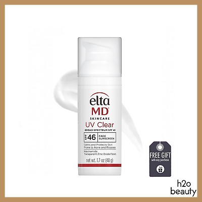 #ad Elta MD UV Clear Facial Sunscreen SPF 46 1.7 oz EXP 06 26 *New in Box* $34.40