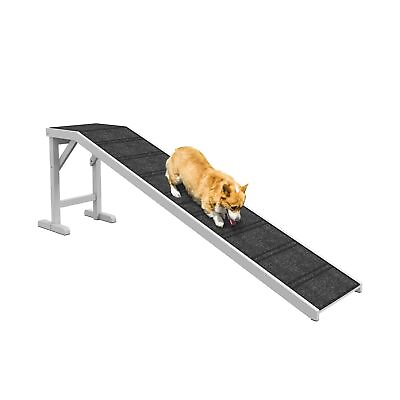 #ad PawHut Dog Ramp for Bed Couch Pet Ramp with Non Slip Carpet Platforms for ... $127.19
