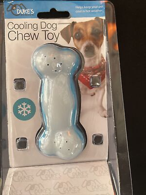 #ad Dukes cooling dog chew toy bone shaped teething toy for dogs $15.00