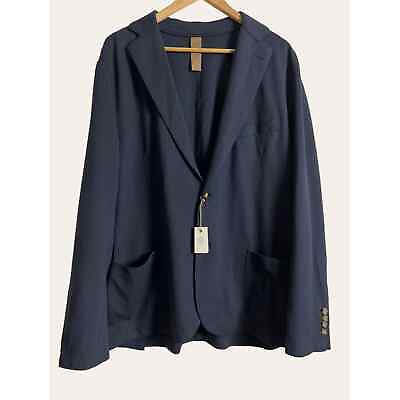 #ad Eleventy NEW Navy Blue Pinstripe Blazer Jacket Size 3XL $325.00