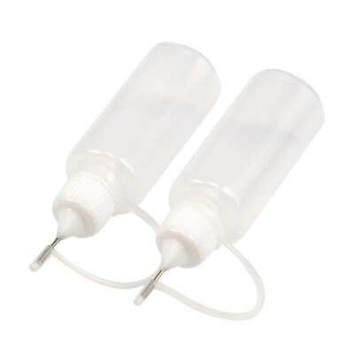 #ad 2x Couture Creations Applicator Bottles 20ml with rustproof precision tip cover AU $4.99