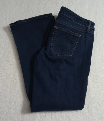 #ad Gap 1969 Sexy Boot Cut Women#x27;s Denim Blue Jeans Size 30 10a Mid RIse Dark Wash $23.40