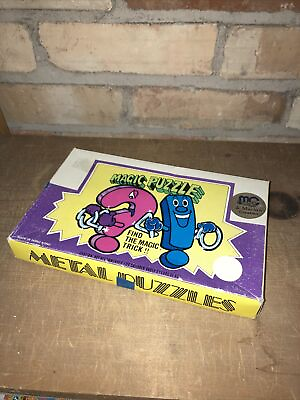 #ad Vtg Magic Metal Wire Puzzle Set by Marlon Creations with Box Classic Toy $12.99
