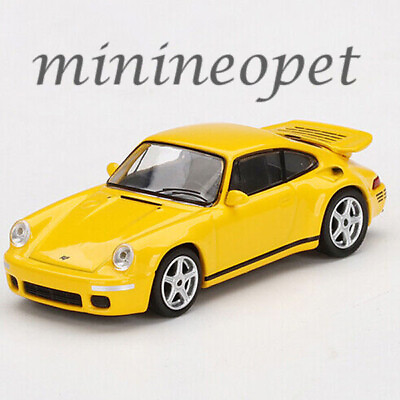 #ad MINI GT PORSCHE 911 RUF CTR ANNIVERSARY 1 64 DIECAST MODEL CAR YELLOW MGT00358 $9.70