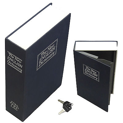 #ad BOOK SAFE HIDDEN SAFE SECRET BOOK In Navy Small Size Dictionary US SELLER $12.92