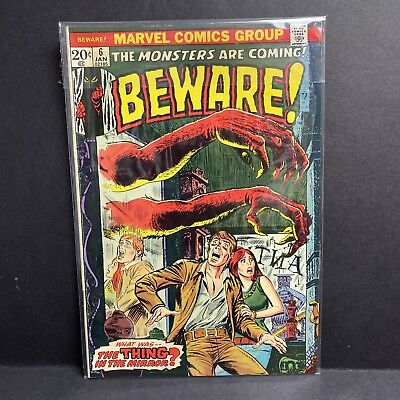 Monsters are Coming Beware 6 ⭐ Marvel Horror MCU ⭐ Vf Very Fine $22.95