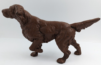 #ad Antique Dog Door Stop Cast Iron Retriever Setter Pointer Dog Large Heavy 9 Lbs $134.99
