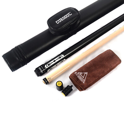 #ad CUESOUL 58 inch Pool Cue Stick 13mm Cue Tips Billiard Cue with without Cue Case $75.19