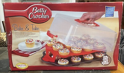 #ad Betty Crocker Bake amp; Take. Holds 24 Cupcakes. New Open Box. $25.00