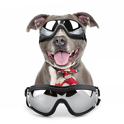 #ad NAMSAN Dog Goggles Medium to Large Dog UV Sunglasses Windproof Anti Dust Anti... $17.07