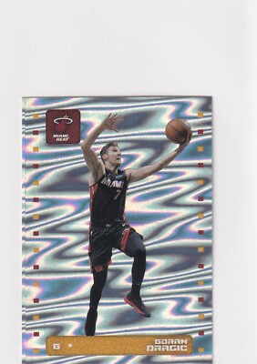 #ad 2019 20 PANINI HOLO SILVER PARALLELS GORAN DRAGIC HEAT NBA STICKER CARD Y1167 $2.97