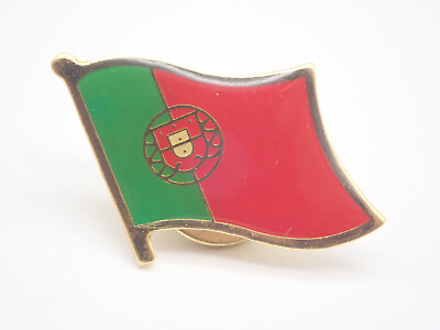 #ad Portuguese Flag Portugal Vintage Lapel Pin $14.40