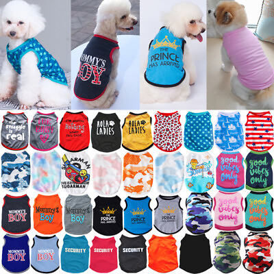 #ad Pet Dog Clothes Puppy T Shirt Clothing For Small Dogs Puppy Chihuahua Vest US $1.85