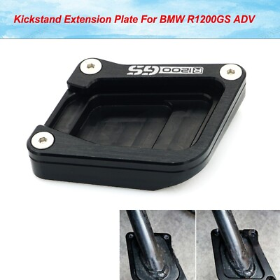#ad Side Kickstand Extension Plate For BMW R1200GS 04 12 ADV Stand Enlarge Foot Pad $21.99