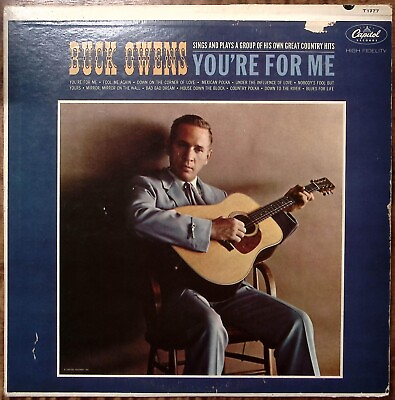 #ad BUCK OWENS YOU#x27;RE FOR ME CAPITOL RECORDS VINYL LP 201 35 $24.99