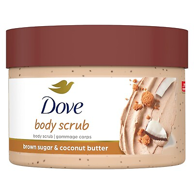 #ad Dove Scrub Brown Sugar amp; Coconut Butter For Silky Smooth Skin Body Exfoliates $9.40