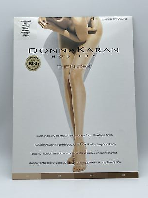 #ad Donna Karan Hosiery Small B02 KA24 Sheer to Waist $13.05