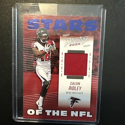 #ad Calvin Ridley 2020 Panini Prestige #SN CR Stars of the NFL Patch Card $3.49