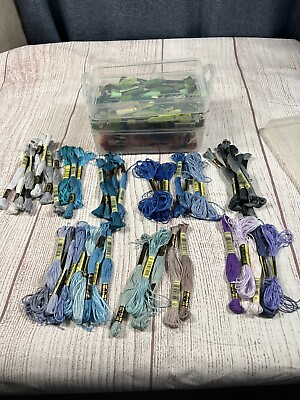 #ad Crazy Amount Of DMC Floss 1 Skein Pick Stranded 100% Cotton Different Numbers. $40.00