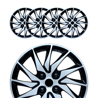 #ad 4PC New for Nissan Sentra 15quot; Hub Caps Full Set Wheel Covers fits Plastic Rim $49.77