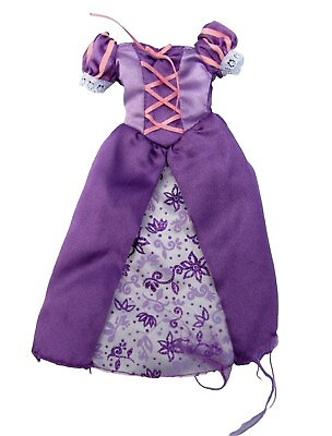 #ad Disney Rapunzel Tangled Purple Princess Dress Gown Fits 11.5quot; Fashion Doll 1:6 $4.60