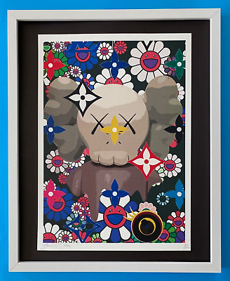 #ad Death NYC Large Framed 16x20in Pop Art Original Graffiti COA Murakami Ka ws $250.00