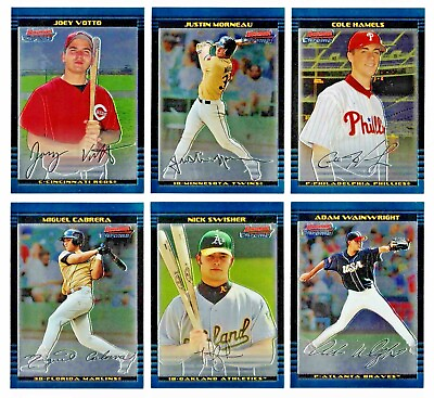 #ad 2002 BOWMAN DRAFT All CHROME Prospects #BDP1 165 1st RC Buy More amp; Save YOU PICK $0.99