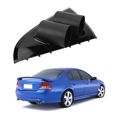 #ad ψ Glossy Black 2in Dual Gauge Pod Dashboard Meter Holder For Falcon BA BF XR6 $22.75