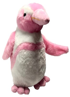 #ad Wishpets 2013 Fabian The Pink Penguin Stuffed Animal Plush Soft Cuddly Toy $13.59