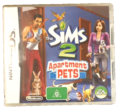 #ad THE SIMS 2: APARTMENT PETS Game for Nintendo DS Complete Game Including Manual. AU $15.70