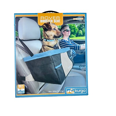 #ad Kurgo Dog Car Booster Seat Rover Seatbelt Tether Storage Pockets Max 30 lb $47.99