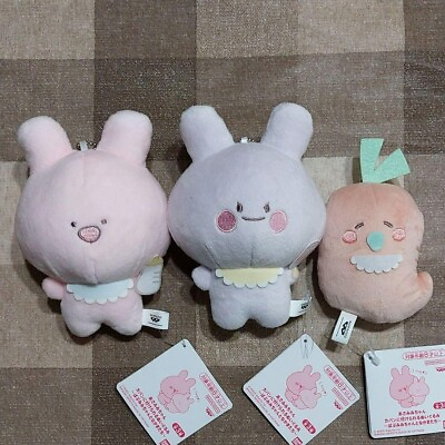 #ad Asamimi chan Anemimi chan and Friend Plush Doll Set of 3 New 10cm $37.00
