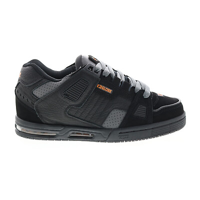 #ad Globe Sabre GBSABR Mens Black Leather Skate Inspired Sneakers Shoes $74.99