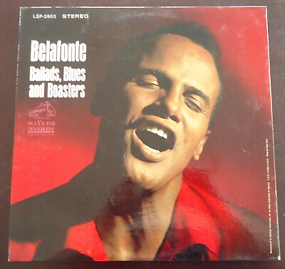 #ad Harry Belafonte Ballads Blues and Boasters LP 1964 LSP 2953 $10.95