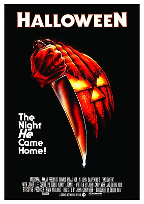 #ad HALLOWEEN 1978 Movie Poster quot;The Night he Came Homequot; Michael Myers $22.00