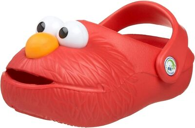 #ad Polliwalks Toddler Elmo Clog “Slip on” shoe Sesame Street $19.99